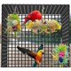 thumbnail image 4 of Paquete de 3 juguetes para masticar pájaros, juguete triturador para forraje, jaula para loros, juguete triturador para pájaros, juguetes de lufa, juguete colgante para forraje Namotu WRQX-362, 4 of 5
