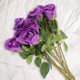 thumbnail image 4 of YSNOOWE 10Ud Ramo Decorativo De Rosas Falsas Moradas Para Eventos Y Del Hogar, 4 of 6