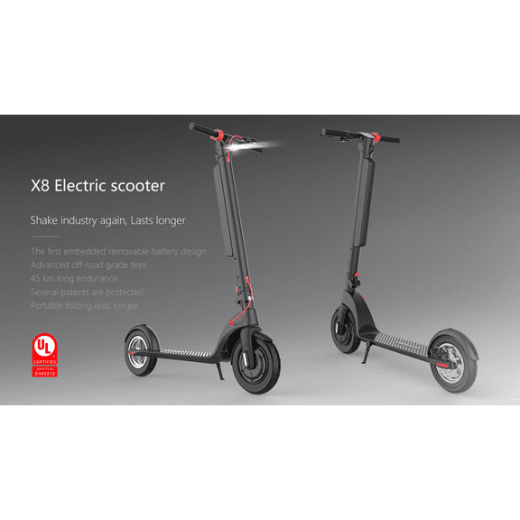 Weideng Adult Electric Scooter / 350w / Folding E Scooter Adult / 40 Lithium batteries cells / The first embedded removable battery desian / Long Range/1 25kph Top Speed/The longest range is 45 kilome