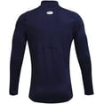 thumbnail image 2 of Under Armour Mens ColdGear Fitted Mock 3X-Large Midnight Navy 410/White, 2 of 2