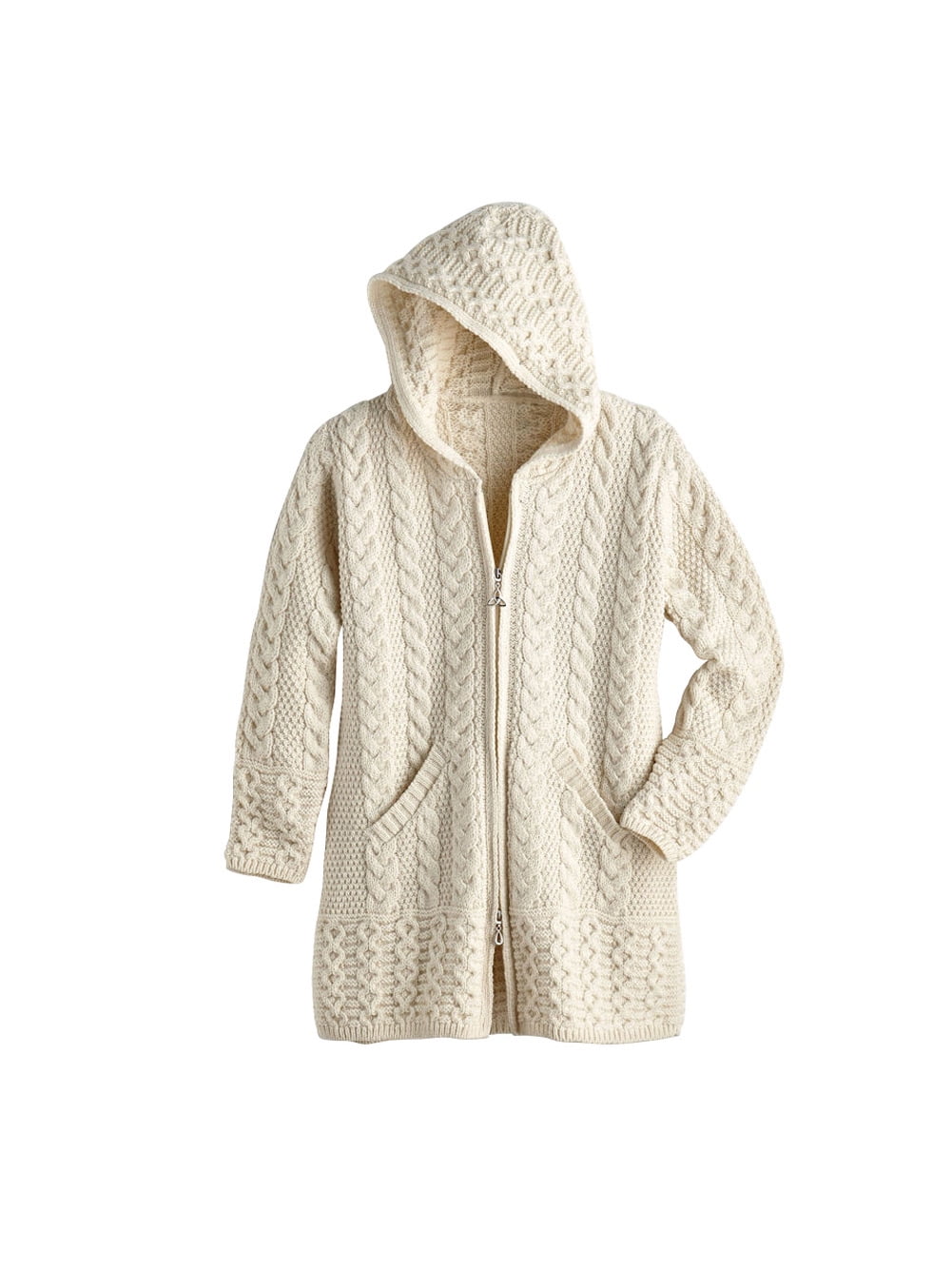 merino wool zip sweater women's