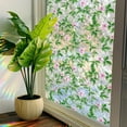 thumbnail image 4 of Hotiary 3D Static Cling Window Film Self Adhesive Window Covering Decorative Green Leaves Privacy Film for Window, 17.7"x39.4", 4 of 8