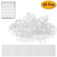 thumbnail image 6 of Clearance Sale!Self Adhesive Cable Clips Organizer Drop Wire Holder Management Max Fitting Cable Diameter 0.27 Inch Pack Of 20 Transparent,Clear Fixed Clip, 6 of 9