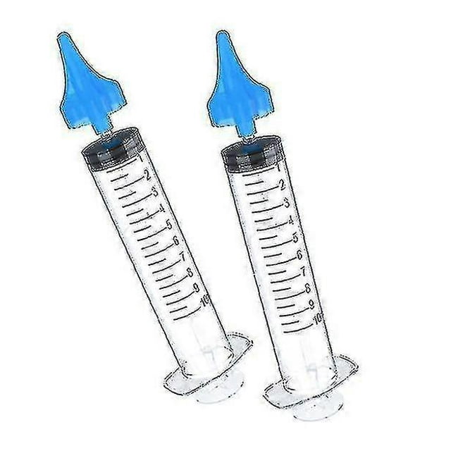 2pcs Ear Cleaning Irrigation Kit Ear Wax Removal Tool Water Washing Syringe Comfortable Unique