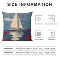 thumbnail image 5 of JRXY  Nautical Sailing Pillow Covers Two Sides Navy Blue Anchor Compass Sailboat Decorative Throw Pillow Cases for Sofa Couch Bed Home Decor White, 5 of 5