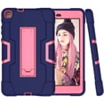 thumbnail image 1 of Mignova Case for LG f2 8.0 LK460/LG GPad X II 8.0 Plus, Hybrid Three Layer Heavy Duty Shockproof Rugged Full Body Protective Cover with Kickstand for LG f2 LK460/LG GPad X II Plus(Navy/Pink), 1 of 7
