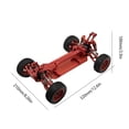thumbnail image 3 of Kit de montaje de amortiguadores Vogacara para coche de control remoto 1/12 WLtoys 124017 124019 Rojo, 3 of 6