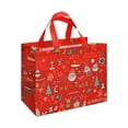 thumbnail image 2 of Titcea Multifunctional Non-Woven Christmas Bags for Gifts Wrapping Shopping - Treat Bags with Handles, Xmas Party Supplies(13x10x7"), 2 of 5