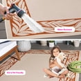 thumbnail image 3 of Safavieh Courtyard Micah Floral Indoor/Outdoor Area Rug, Natural/Terracotta, 6'7" x 9'6", 3 of 14