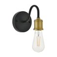 thumbnail image 3 of Aplique de Pared Living District Serif Latón Negro 110V, 3 of 3