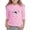 Pink, variant on Girls Bowknot Short Sleeve Shirts Casual 3/4 Sleeves Girls Tops Size 10 Crewneck Trendy Loose Tee Shirts Holiday T Shirts Size 6-7 Years,2-Black