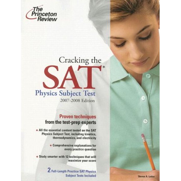 Pre-Owned Cracking the SAT Physics Subject Test, 2007-2008 Edition (College Test Preparation), 9780375765940, 0375765948, Paperback,