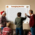 thumbnail image 4 of ABODELINE 2 Pack Thanksgiving Word Search Poster, Giant Christmas Word Find Poster,2X3 Ft Wall Game for Family, Than Life Words Search Puzzle, Interactive Experience Holiday Activity Crossword, 4 of 5