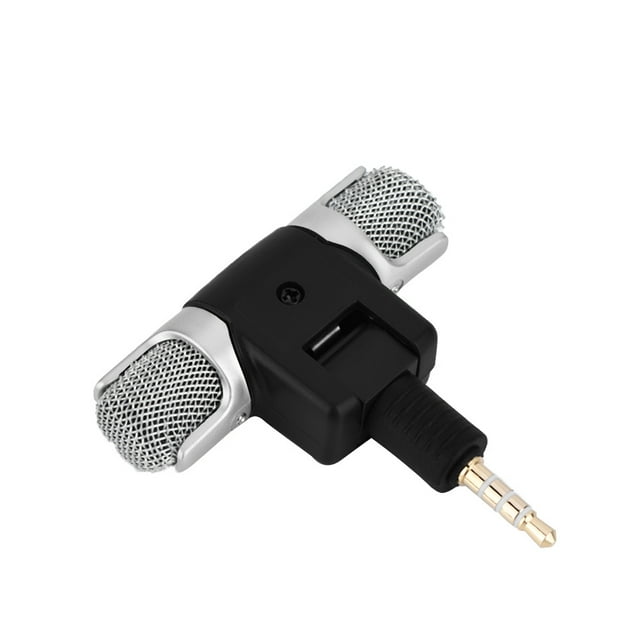 Microphone Stéréo Mini, pour Téléphone Android pour Tablette