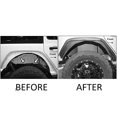 thumbnail image 3 of Black Horse Full Set Inner FENDER FLARES Liners - Front & Rear Matte Black Compatible with 2018-2024 Jeep Wrangler-TFFJL4, 3 of 9