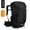Black, variant on Mountaineering Bag Large Capacity Camping Off-road Waterproof Backpack,Khaki