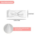 thumbnail image 3 of Wukai White Print Baby Bow Headband for Newborn Infant Baby Toddler Girls, 3 of 5