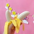 thumbnail image 4 of juguetes sensoriales antiestrés, con forma de plátano, antiestrés, para niños y adultos, creativos y divertidos para pelar plátanos (amarillo), 4 of 5