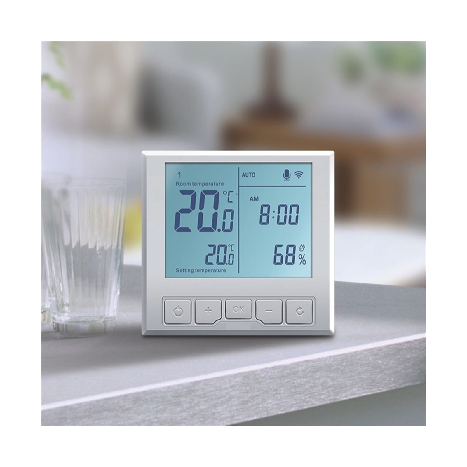 Smart Thermostat Temperature Controller For Gas Boiler Electric Underfloor Heating Humidity Display ,Easy Installation