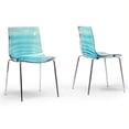 thumbnail image 1 of Chaise de Salle à Manger Marisse en Bleu (Lot de 2), 1 of 5