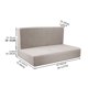 thumbnail image 3 of Juego De Fundas De Cojín Para Comedor RV, Elegante Funda Protectora Para Muebles De RV, Resistente Al Agua, Color Beige, Para Autocaravana, 3 of 7