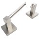 thumbnail image 1 of Ruacq Portarrollos De Papel Higiénico De Níquel Cepillado, Doble Poste, Portarrollos Cuadrados Giratorios, Perchas Para Portarrollos, Soporte Para Papel Higiénico, Acero Inoxidable Y Aleación De Zinc,, 1 of 5