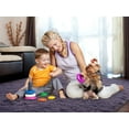 thumbnail image 3 of Homore Cute Fluffy Carpet Soft Washable Area Rugs for Bedroom/ Living Room Decoration, 4' x 5.9' , Gray Purple, 3 of 8