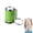Green, variant on Mini Coin Storage Keychain, 2-in-1 Portable Coin Holder, Loose Change Container with Secure Snap Closure, Pocket Coin Bank