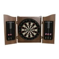 thumbnail image 4 of Classic Dart Board Cabinet Set, Wall-mounted Indoor Dartboard for Adult Game, Brown Dartboard Cabinet Dart Boards Set for Adults 40.15*21.25 in, 4 of 20