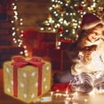 thumbnail image 4 of Regalo Iluminadas De Navidad Cajas De Regalo De Copos De Nieve Decoración De Navidad Para Interiores Y Exteriores Para Fiestas Navideñas Árbol De Navidad Patio Porche Césped Hogar Serendint HA045241-03, 4 of 6