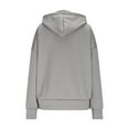 thumbnail image 4 of Mlzmgr Hoodies for Women Fleece Warm Drawstring Sweatshirts Sports Loungewear Daily Womens Tops Fall Winter Trendy, 4 of 6