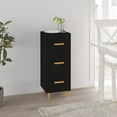 thumbnail image 3 of vidaXL Sideboard Black 13.6"x13.4"x35.4" Engineered Wood, 3 of 52