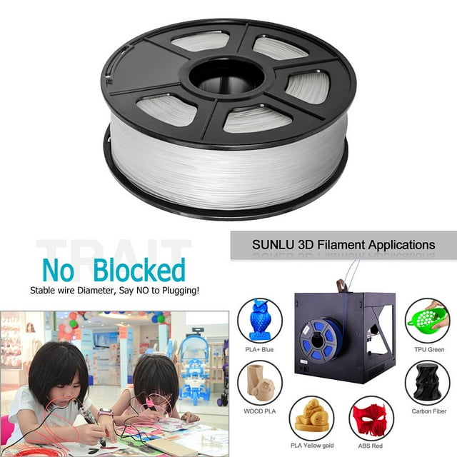 fimenti ABS Sanlu De 1,75 Mm Para Impresora 3D, Precisión Dimensional +/- 0,02 M Carrete De 1 Kg (2,2 ), fimenti ABS 1,75 Utilizado shamjiam Impresora 3D filamento Consumible