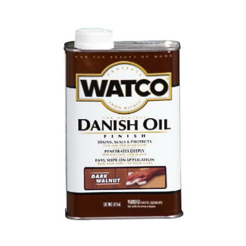 RustOleum 242221 Watco Pint Dark Walnut Danish Oil Wood Finish