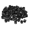 thumbnail image 1 of Marcadores de percha de ropa de 150 piezas, etiquetas en blanco, adecuadas para varillas de 3.5 mm, etiqueta de color para perchas de ropa, negro, 1 of 7