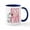 White/Navy Inside, variant on CafePress - Snoopy Best Mom Ever Mug - 11 oz Ceramic Mug - Novelty Coffee Tea Cup