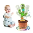 thumbnail image 2 of Juguete de cactus para bailar y hablar, juguetes recargables con Bluetooth imitando repeti MidnightSinging MidnightSinging, 2 of 2