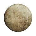 thumbnail image 1 of 15'' Vintage Vellum Texture Tire Cover, Universal Spare Wheel Covers, Dust-Proof, Water-Proof, Sun-Proof and Corrosion-Proof, 1 of 9