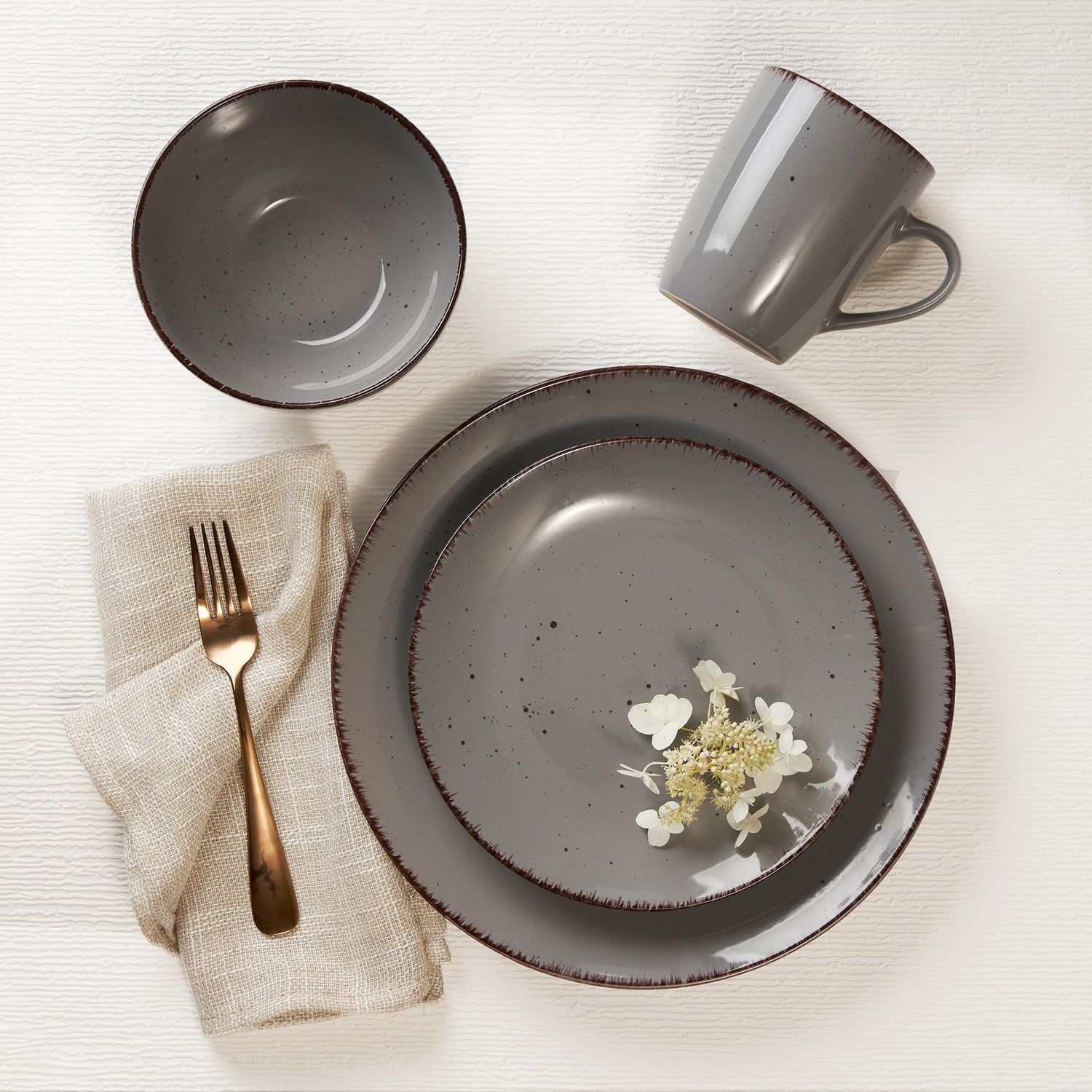 Safdie & Co. Dinnerset 16PC Stoneware Utopia