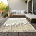 thumbnail image 6 of Addison Rugs Chantille Indoor/Outdoor Transitional Abstract Ivory Washable Rectangle Rug, 9' x 12', 6 of 6
