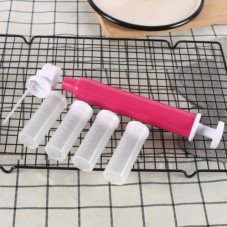 Manual Airbrush for Cakes Decorating Baking Cake Airbrush Pump Coloring  Spray Gun with 4 Pcs Tube