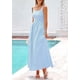 thumbnail image 4 of Vestido PRETTYGARDEN 2025 Verano Maxi a Cuadros XXL, 4 of 8