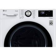LG WM1455HWA 2.4 Cu. Ft. HE Stackable Front Load Washer with Steam Wash - White