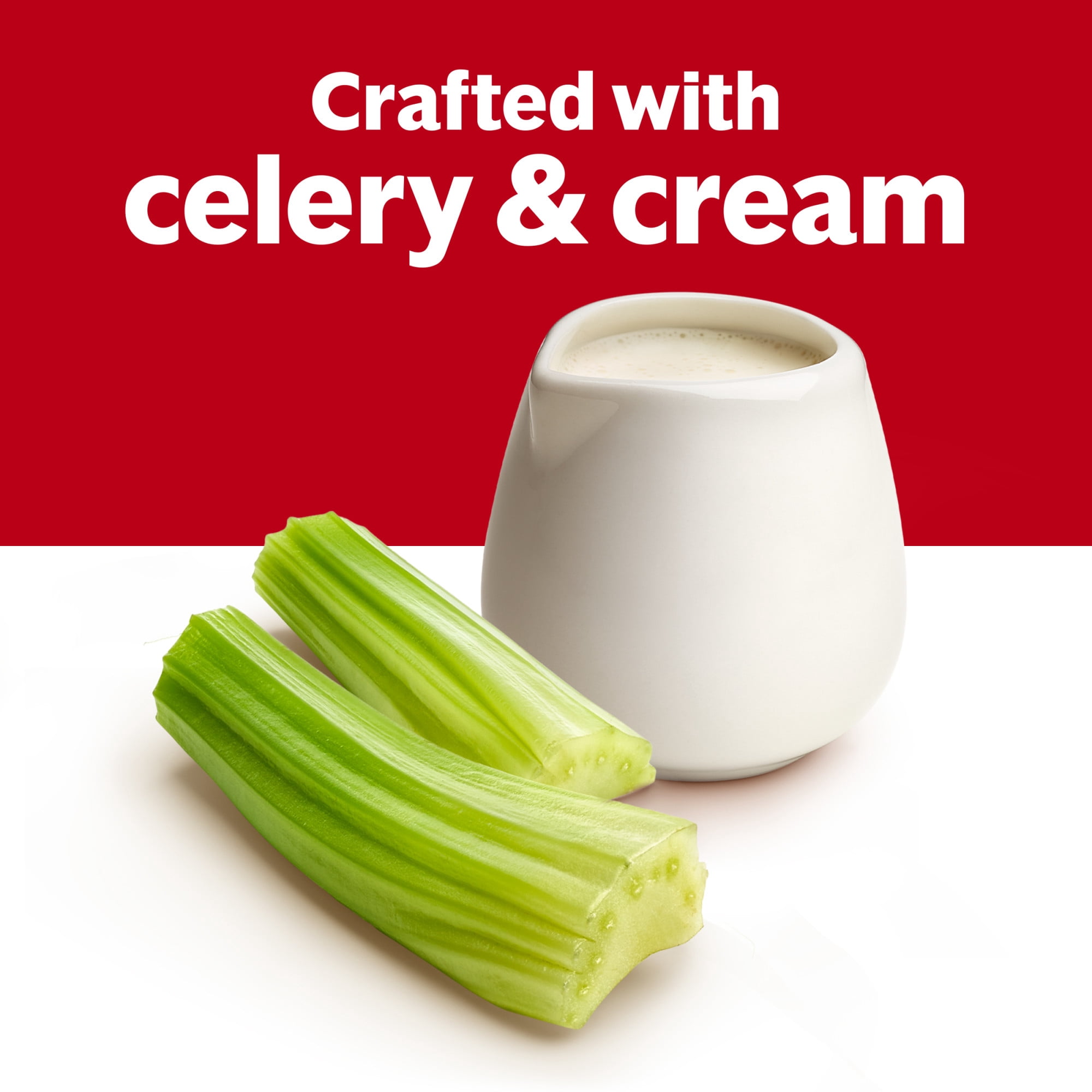 (12 pack) Campbell's Condensed Heart Healthy Cream of Celery Soup, 10.5 oz Can