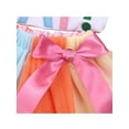 thumbnail image 5 of Dewadbow Toddler Kids Baby Girls Outfits Clothes T-shirt Tops Rainbow Dress/Skirt Clothes Set Outfits 2Pcs, 5 of 5
