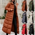 thumbnail image 5 of YYDGH Womens Quilted Long Puffer Jackets Hooded Down Jacket Waterproof Warm Winter Maxi Length Parka Coats, 5 of 5