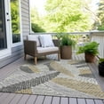 thumbnail image 6 of Addison Rugs Chantille Indoor/Outdoor Transitional Floral Gray Washable Rectangle Rug, 9' x 12', 6 of 6
