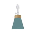 thumbnail image 1 of FSLiving 1-Pack Retro Style Mini Adjustable Angle H-Type Track Head Lighting E26 Base Metal Ceiling Light Track Light Fixture for Gallery Mirror Front Office Loft Bulb and Track Not Included - Green, 1 of 6