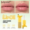 thumbnail image 2 of Julystar Banana Lip Oil, Clear Moisturizing Lip Gloss, Non-Sticky Plumping Lip Oil for Dry Lips, High Shine Lip Care for All Skin Tones, 2 of 7