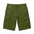 thumbnail image 7 of LMOIPLI Men's Relaxed Fit Cargo Shorts Casual Work Shorts with Multi-Pockets Hiking Shorts for Outdoor Activities Green XXXL, 7 of 7